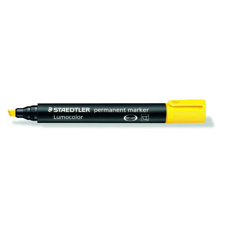 STAEDTLER Pennarello indelebile Lumocolor 350 (Giallo, 1 pezzo)