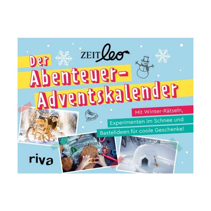 RIVA VERLAG Expérimenter ZEIT LEO - Der Abenteuer-Adventskalender Calendrier de l'avent des jouets