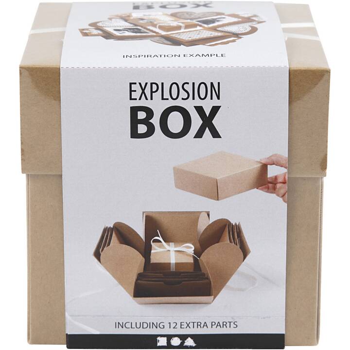 CREATIV COMPANY Boîtes cadeau Explosion Box Nature (Beige, Nature)
