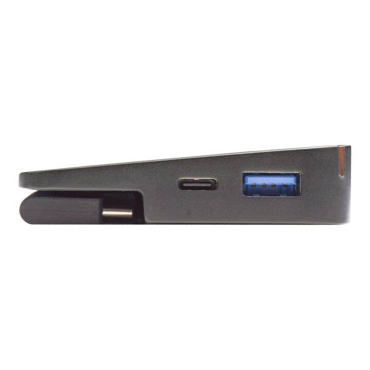 VIDEOSEVEN Dockingstation (VGA, DisplayPort, HDMI, 2 x USB 3.2, USB 2.0 Typ-A, RJ-45 (LAN))