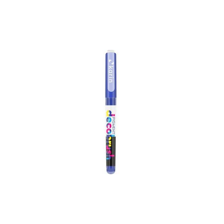 KARIN Marqueur acrylique Pigment DecoBrush 2728U (Royal Blue, 1 pièce)