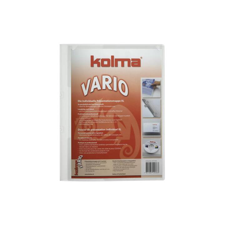 KOLMA RACER Cartellina trasparente Vario (Transparente, A4, 1 pezzo)