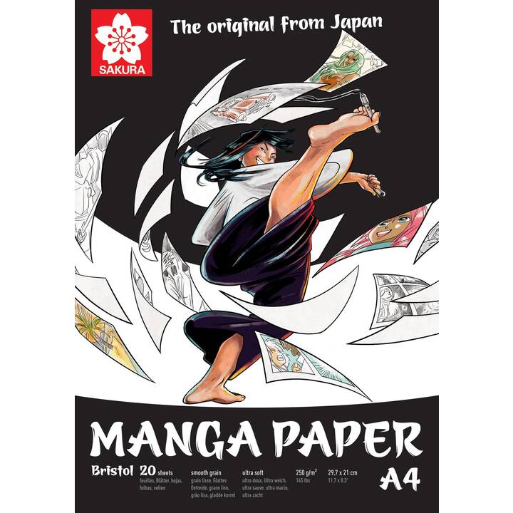 SAKURA Malpapier Manga (A4)