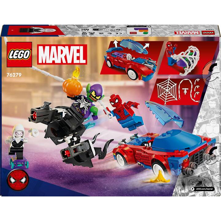 LEGO Marvel Super Heroes Auto da corsa di Spider-Man e Venom Goblin (76279)