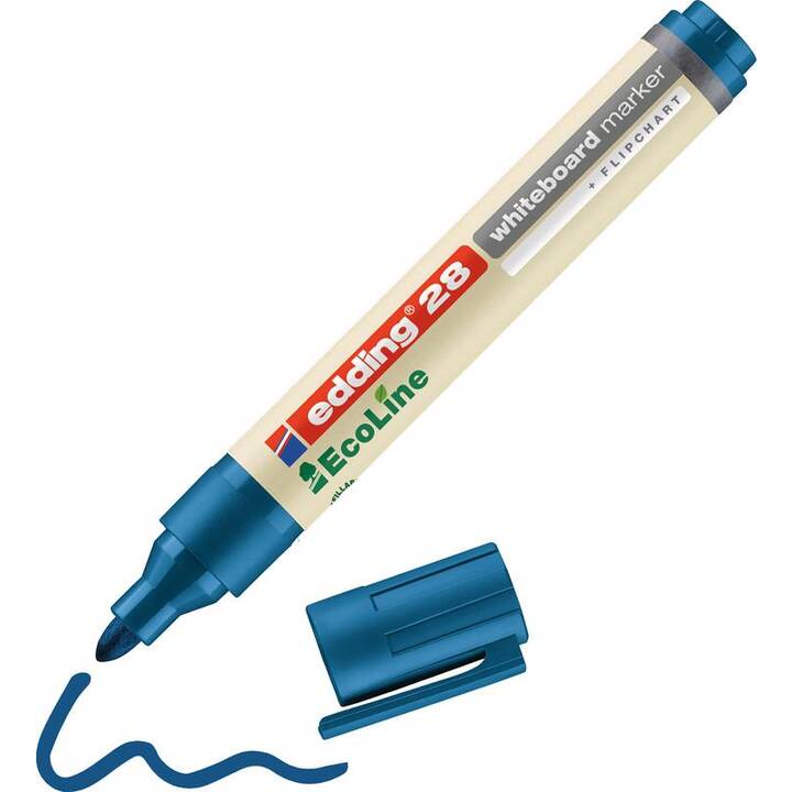 EDDING Whiteboard Marker 28 EcoLine (Blau, 1 Stück)