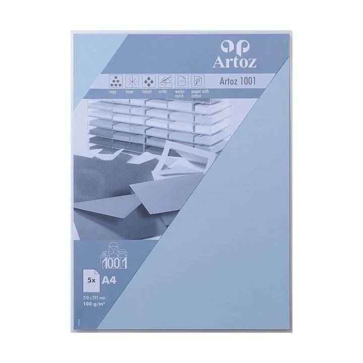 ARTOZ Carton 1001 (Bleu pastel, A4, 5 pièce)