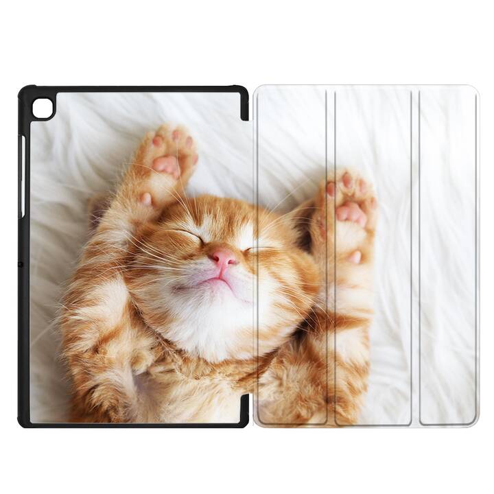 EG coque pour Samsung Galaxy Tab A7 Lite 8.7" (2021) - marron - chats