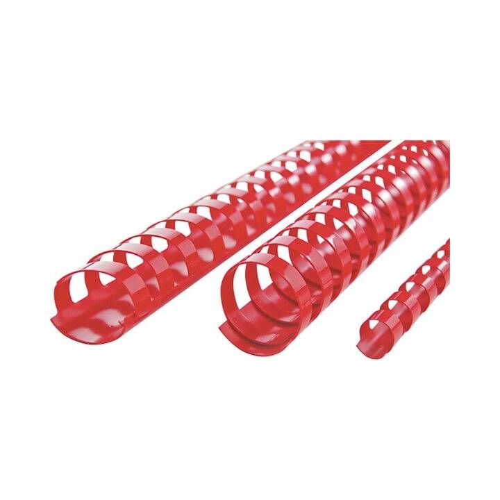 GBC Plastikbinderücken (10 mm, Rot)
