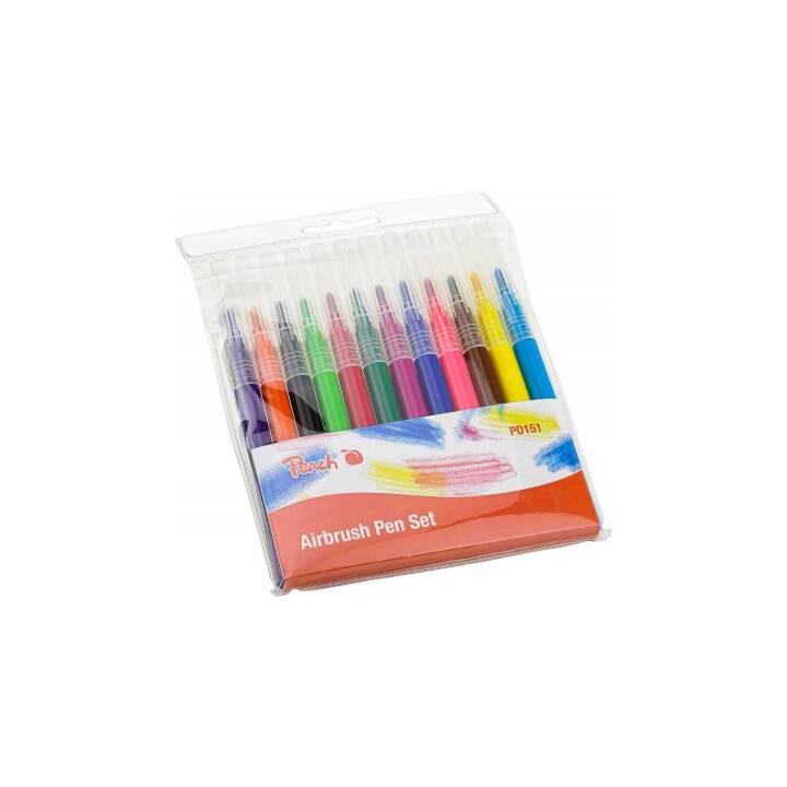 PEACH PO151 Crayon feutre (Multicolore, 12 pièce)