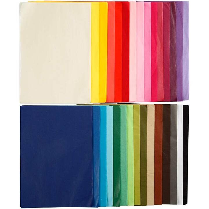 CREATIV COMPANY Papier de soie (Multicolore, A4, 300 feuille)