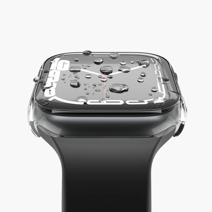 VONMÄHLEN Thin Schutzfolie (Apple Watch 41 mm, Transparent, Schwarz)