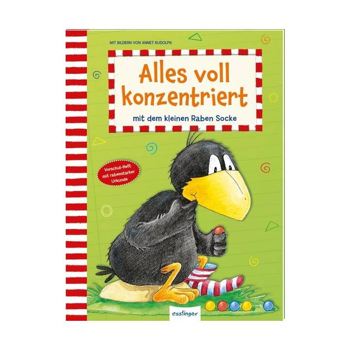 Alles voll konzentriert mit dem kleinen Raben Socke