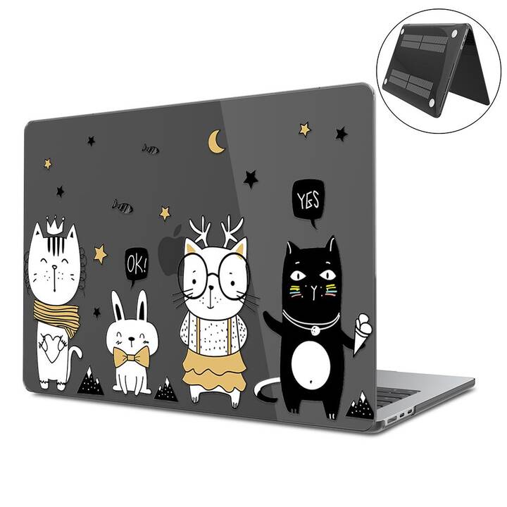 EG Hardcase (Macbook Air 15" M2 2023, Kunst, Transparent)