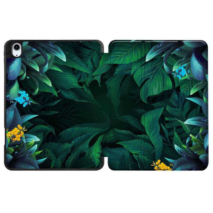 EG coque pour iPad Air 10.9" (2022) 5e génération - vert - feuilles