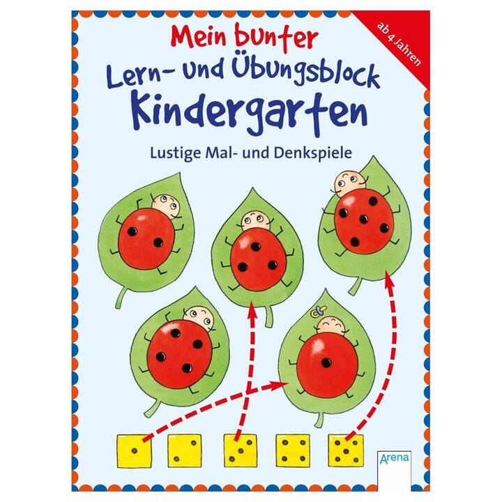 Mein bunter Lern- und Übungsblock Kindergarten