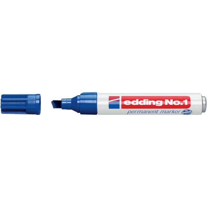 EDDING Permanent Marker No. 1 (Blau, 1 Stück)