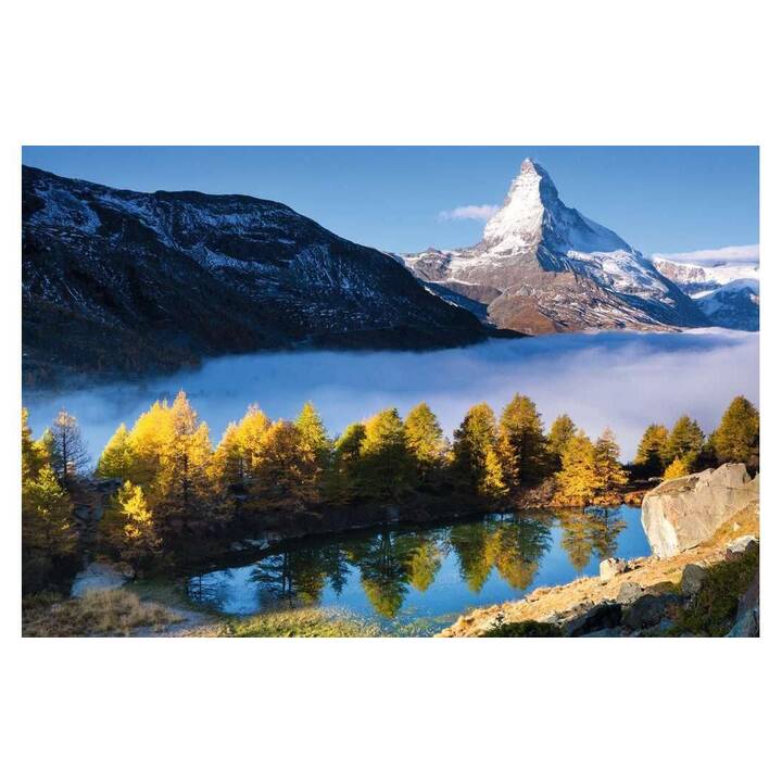 RAVENSBURGER Grindjisee + Matterhorn Puzzle (1000 Stück)