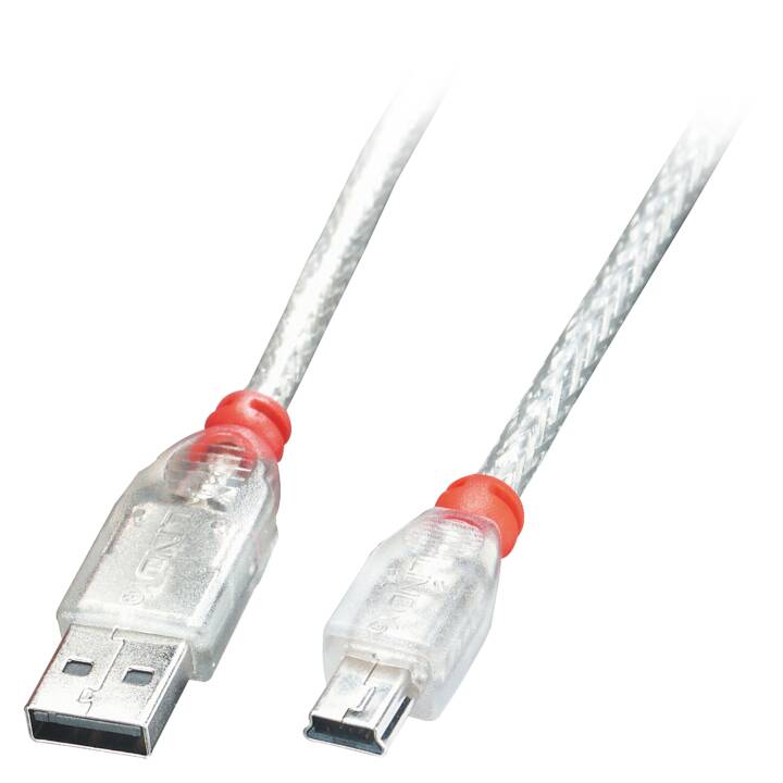 LINDY USB-Kabel (USB 2.0 Mini Typ-B, USB 2.0 Typ-A, 2 m)