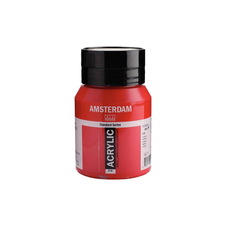 TALENS Acrylfarbe Amsterdam (500 ml, Rot)