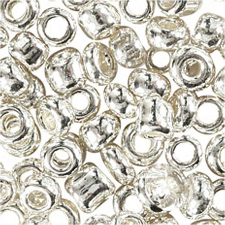 CREATIV COMPANY Perlen (25 g, Glas, Silber)