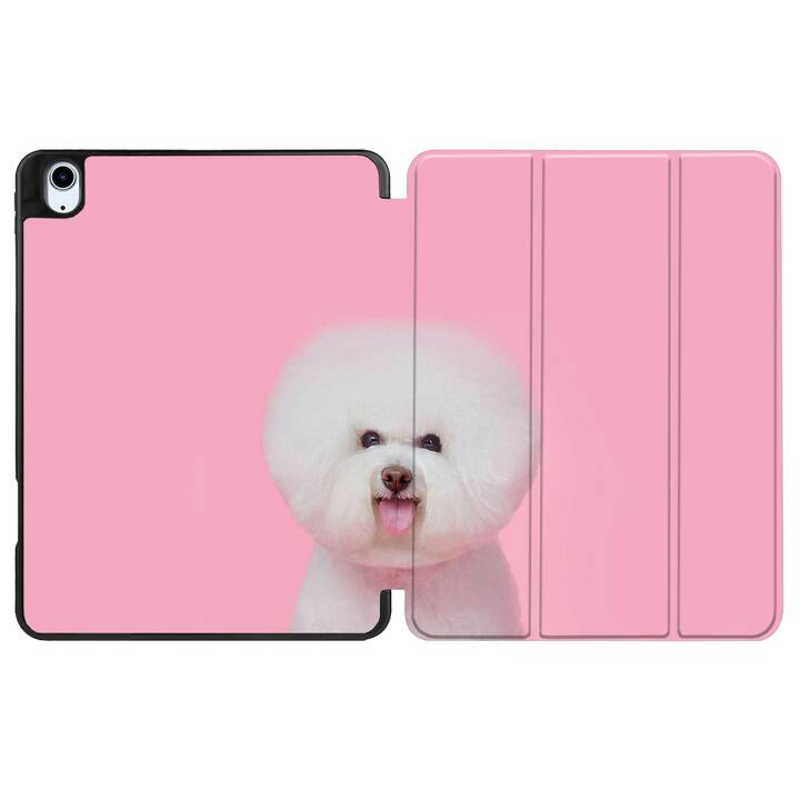 EG custodia per iPad Air 10.9" (2022) 5a generazione - rosa - cani