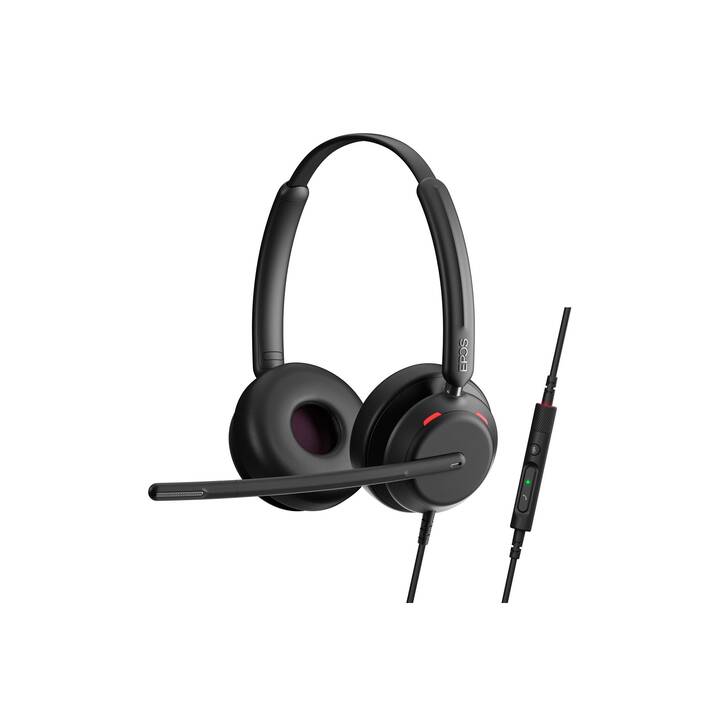 EPOS Office Headset IMPACT 760 (On-Ear, Kabel, Schwarz)