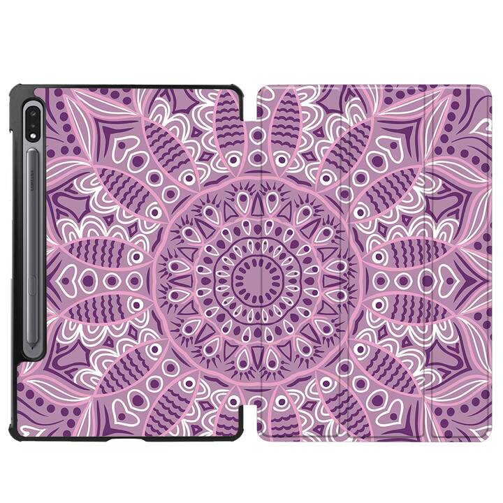 EG Flip cover pour Samsung Galaxy Tab S7 FE 12.4" (2021) - mandala violet