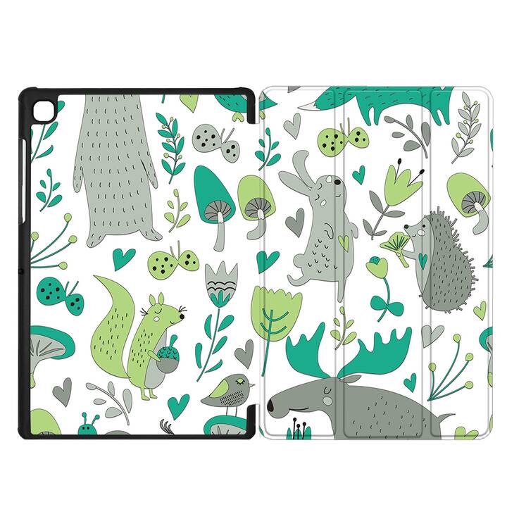 EG coque pour Samsung Galaxy Tab A7 Lite 8.7" (2021) - vert - planète