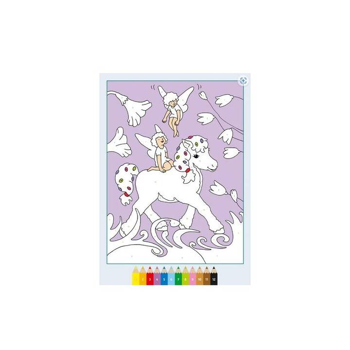 RAVENSBURGER Bloc à coloriage Poney