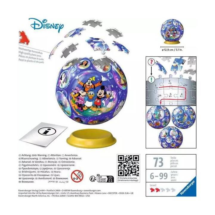 RAVENSBURGER Disney  3D Puzzle (72 x)