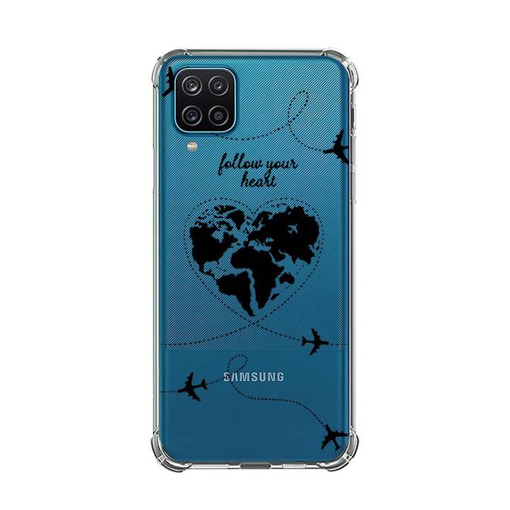 EG Backcover (Galaxy A12, Voyager, Transparent)