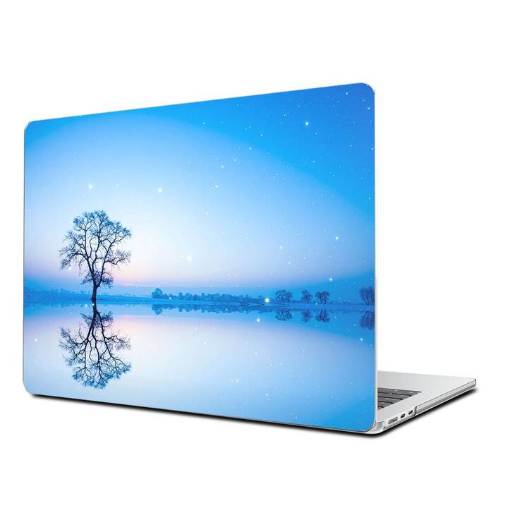EG Coque rigide (MacBook Air 13" M3 2024, Paysage, Bleu)