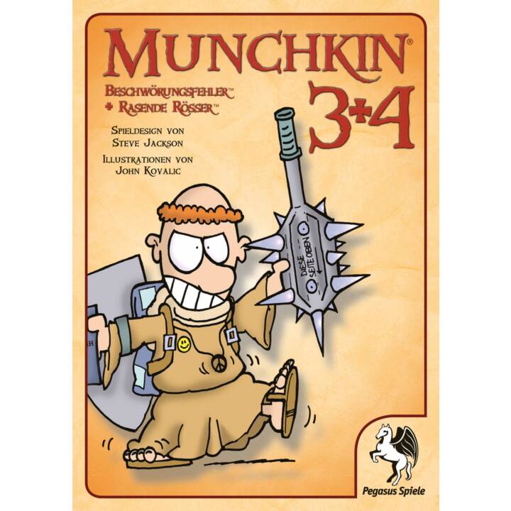 Munchkin 3 und 4, d ab 12 Jahren, 3-4 Sp