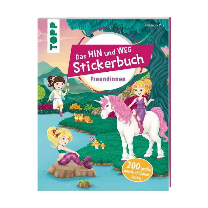 Das Hin-und-weg-Stickerbuch Freundinnen