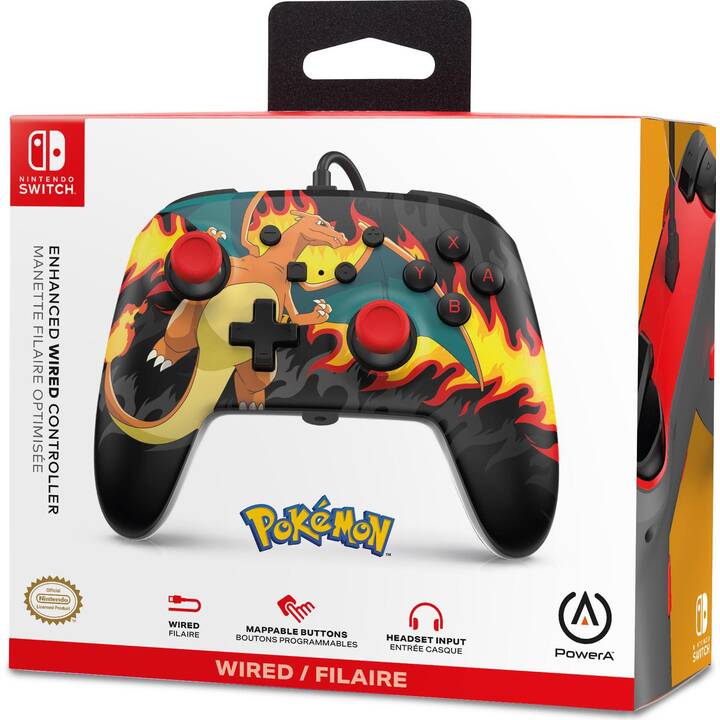 POWER A Charizard Firestorm Controller (Mehrfarbig)