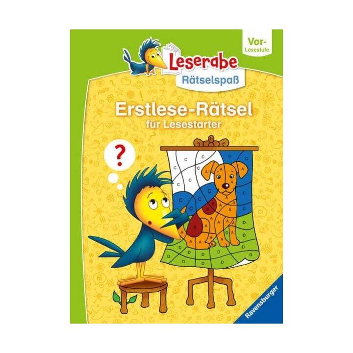 Ravensburger Leserabe Rätselspass - Erstlese-Rätsel für Lesestarter ab 5 Jahren - Vor-Lesestufe