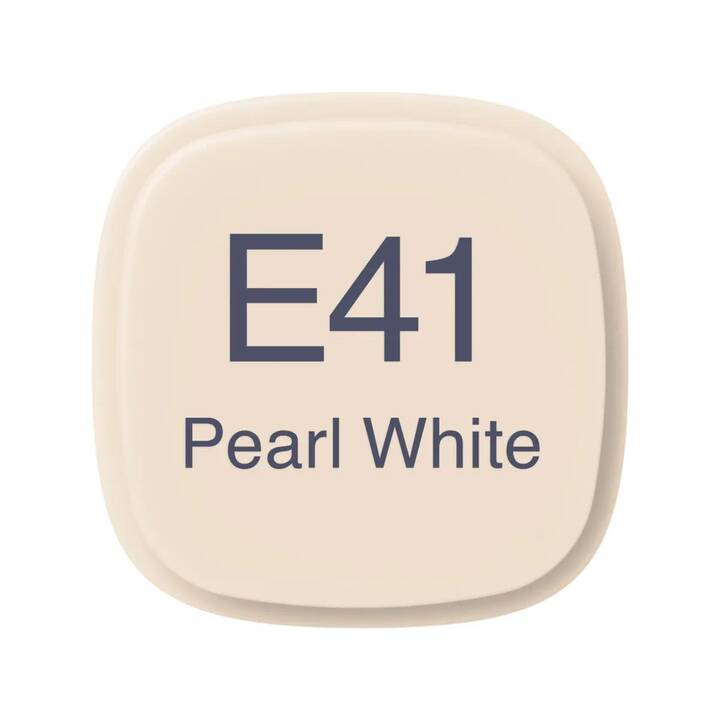 COPIC Marqueur de graphique Classic E41 Pearl White (Blanc, 1 pièce)