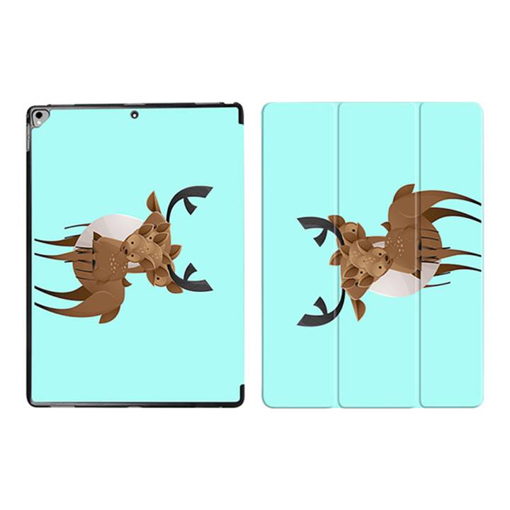 EG iPad Sleeve pour Apple iPad Pro 12.9" - Tiffany Blue Cartoon Deer