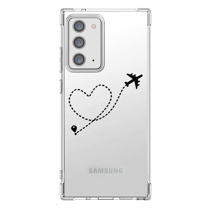 EG Backcover (Galaxy Note 20 Ultra, Viaggiare, Transparente)