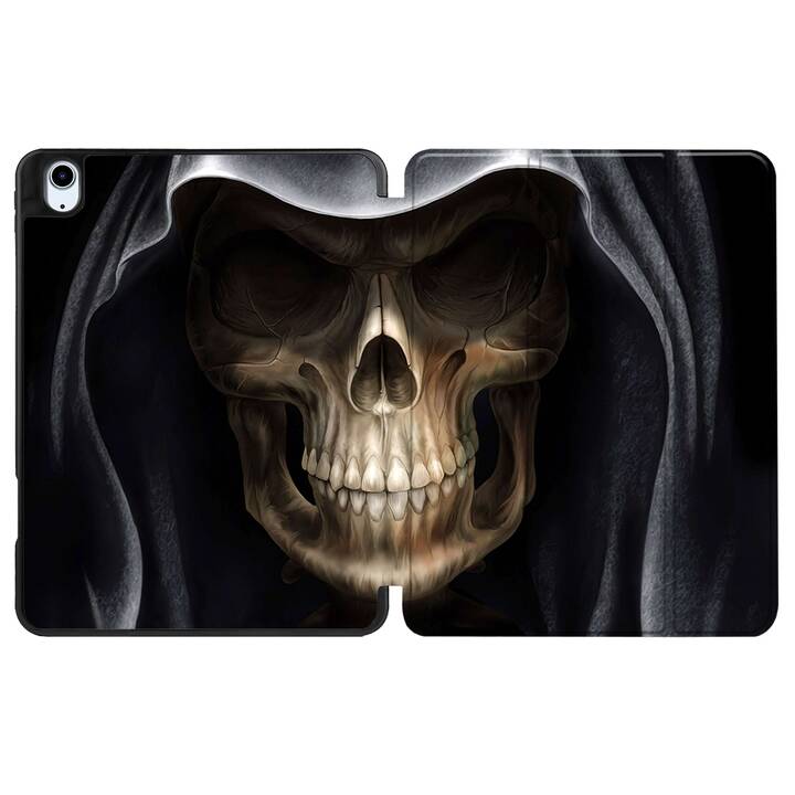 EG coque pour iPad Air 10.9" (2022) 5e génération - noir - tête de mort