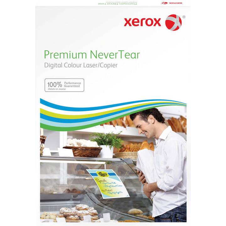 XEROX Premium NeverTear Papier photocopie (100 feuille, A4, 195 g/m2)