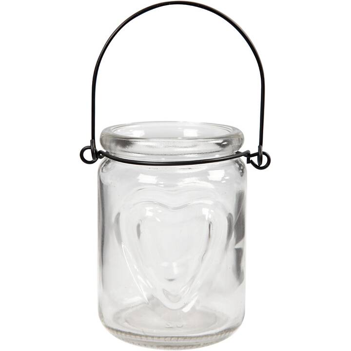 CREATIV COMPANY Glas/Porzellan Kerzenhalter (2 Stück)