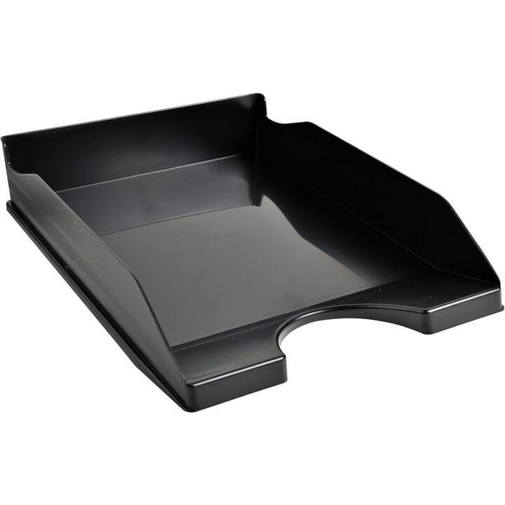 EXACOMPTA Corbeille courrier Ecotray (A4+, Noir)