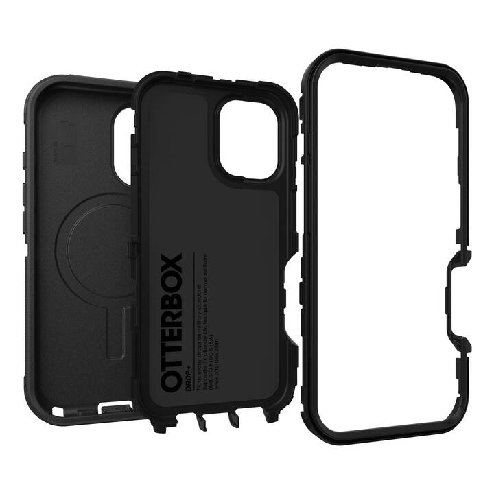 OTTERBOX Backcover MagSafe Defender (iPhone 16, Schwarz)