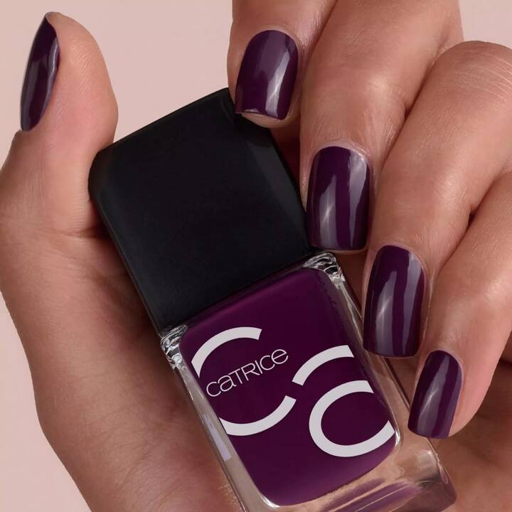 CATRICE COSMETICS Gel-Effekt Nagellack Iconails (159 Purple Rain, 10.5 ml)
