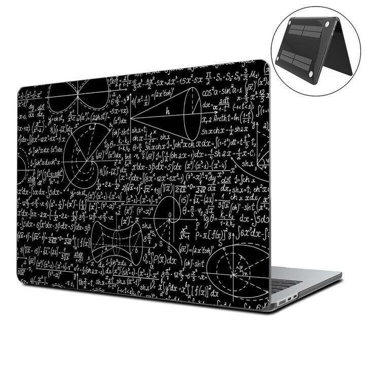 EG Hardcase (MacBook Air 13" M3 2024, Wissenschaft, Schwarz)