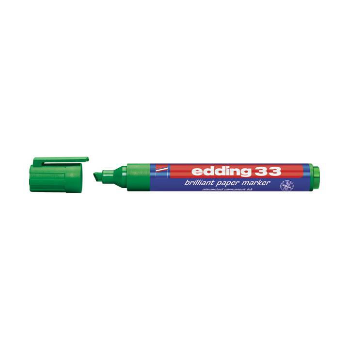 EDDING Permanent Marker (Grün, 1 Stück)