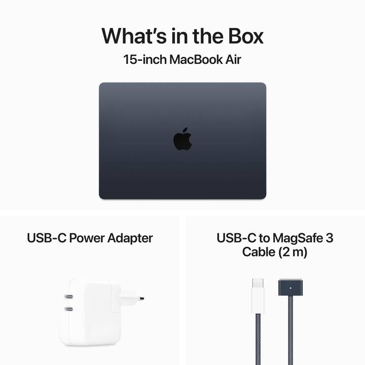 APPLE MacBook Air 2024 (15.3", Apple M3 Chip, 24 Go RAM, 2000 Go SSD)