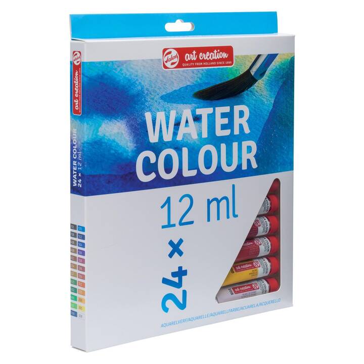 TALENS Aquarellfarbe Set (23 x 12 ml, Mehrfarbig)