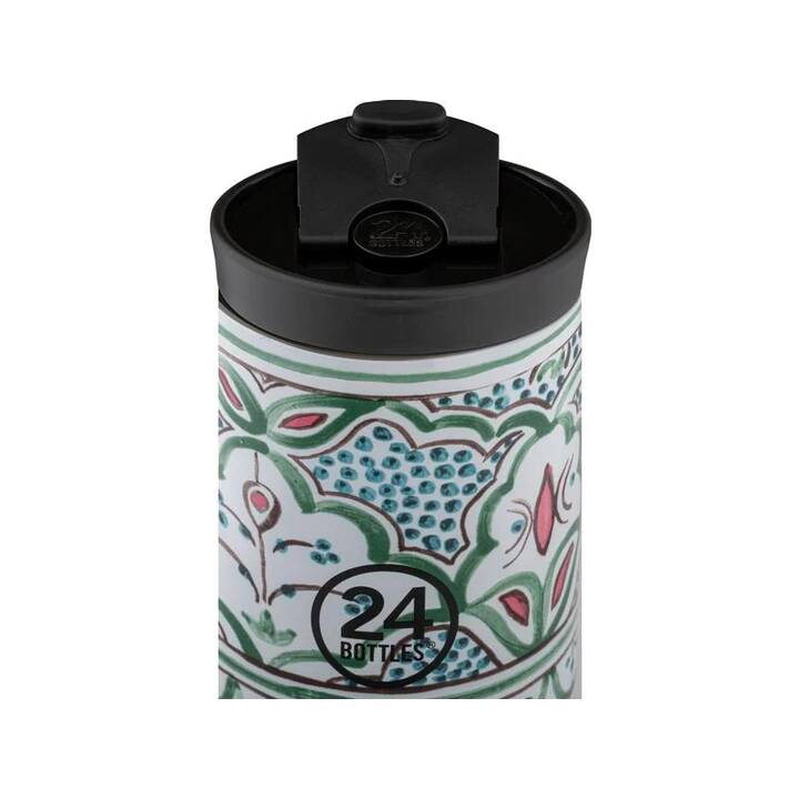 24BOTTLES Bicchiere thermos Travel Tumbler Marrakech (0.35 l, Verde, Bianco, Multicolore)